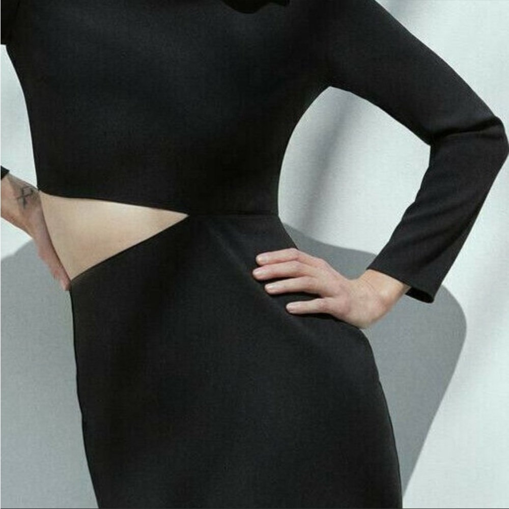 ZARA CUT OUT MAXI DRESS SIZE  XS